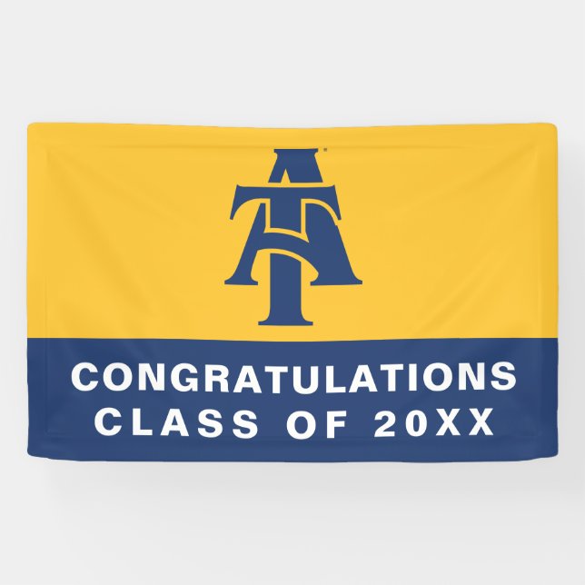 North Carolina A&T State University | A Logo Banner (Horizontal)