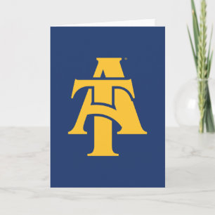 North Carolina A&T State University   A Logo Card