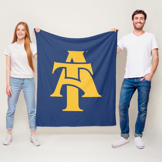 North Carolina A&T State University | A Logo Fleece Blanket (In Situ)