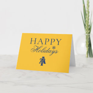 North Carolina A&T State University A Logo Holiday Card