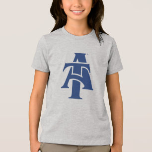 North Carolina A&T State University   A Logo Tri-Blend Shirt