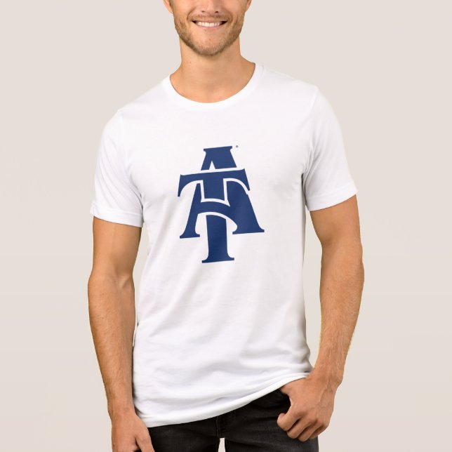 North Carolina A&T State University | A Logo Tri-Blend Shirt (Front)