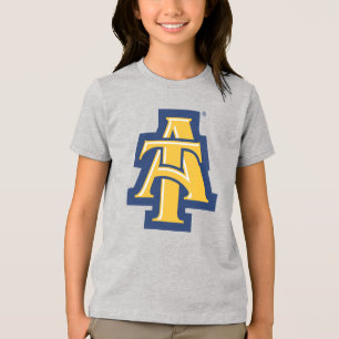 North Carolina A&T State University   A Logo Tri-Blend Shirt