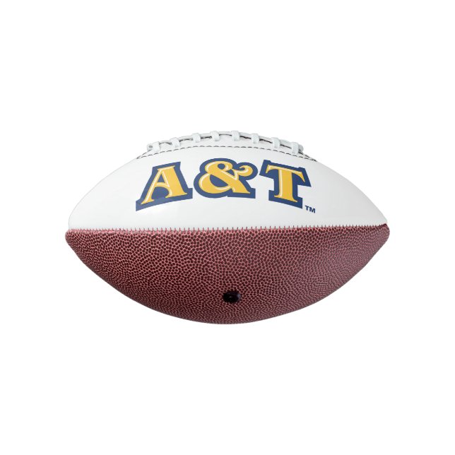 North Carolina A&T State University | A&T Wordmark American Football (Rotated 270)