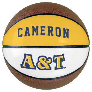 North Carolina A&T State University A&T Wordmark Basketball