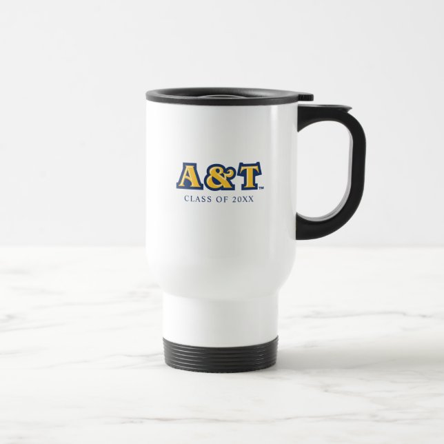 North Carolina A&T State University | A&T Wordmark Travel Mug (Right)