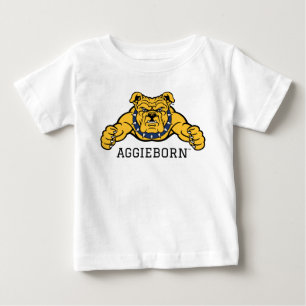 North Carolina A&T State University   Bulldog Baby T-Shirt