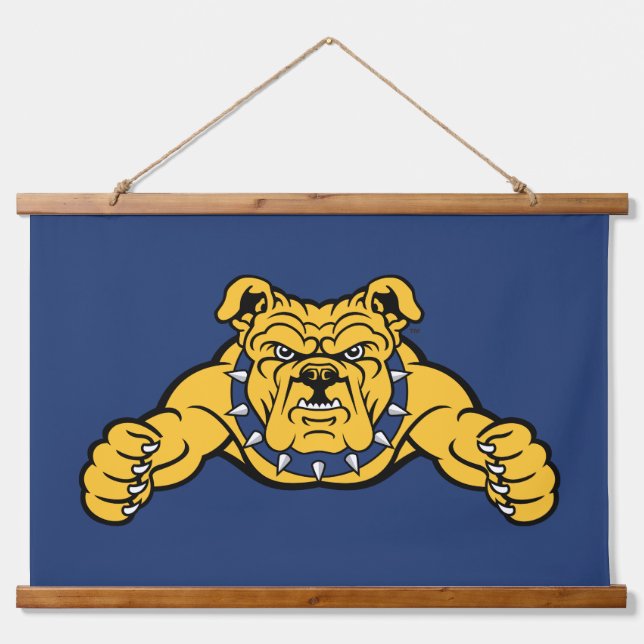 North Carolina A&T State University | Bulldog Hanging Tapestry (Front)