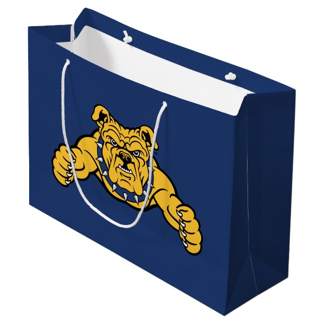 North Carolina A&T State University | Bulldog Large Gift Bag (Front Angled)