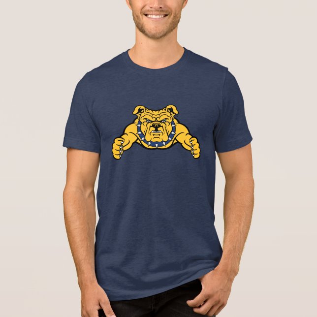 North Carolina A&T State University | Bulldog Tri-Blend Shirt (Front)