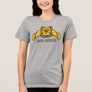North Carolina A&T State University Bulldog Tri-Blend Shirt