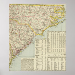 North Carolina and South Carolina 2 Poster