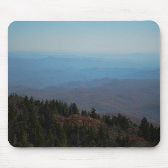 North Carolina Appalachian Mountain Overlook Image Mouse Mat (Front)