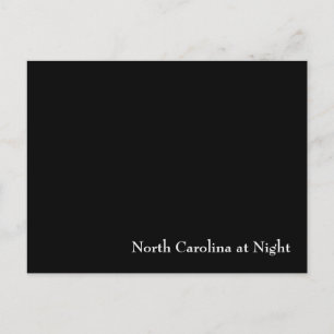 North Carolina at Night Postcard