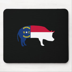 North Carolina Bbq Pork Byrbecue Capitol Funny Mouse Mat
