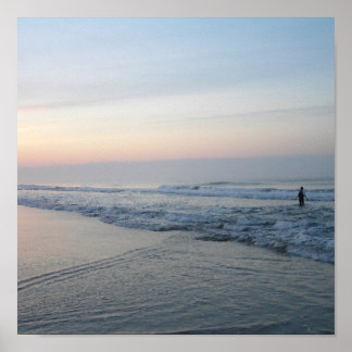 North Carolina beach sunrise Poster