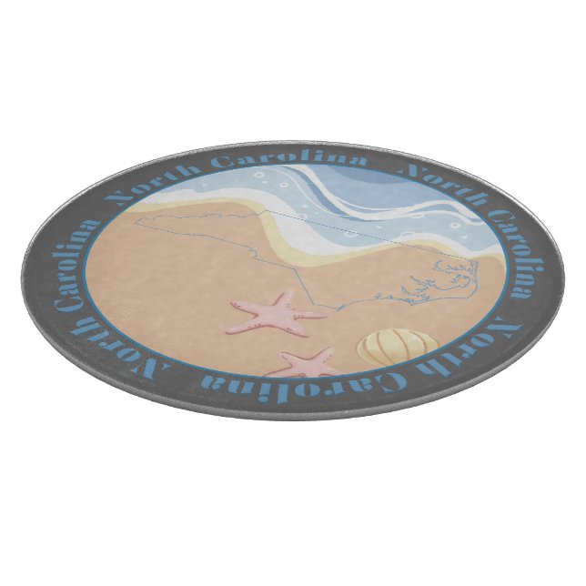 North Carolina Beaches Cutting Board (Corner)