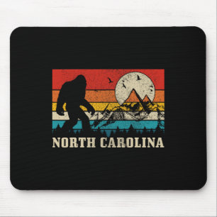 North Carolina Bigfoot Vintage Mountains Hiking Ca Mouse Mat