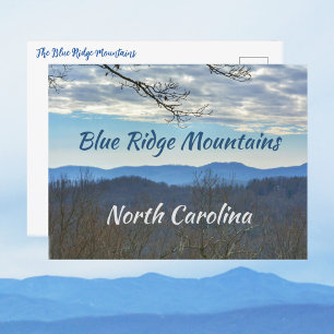 North Carolina Blue Ridge Mountains Photographic Postcard