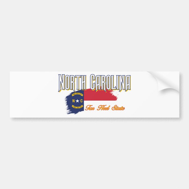 North Carolina Bumper Sticker (Front)
