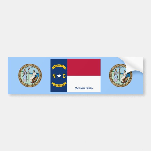 North Carolina Bumper Sticker (Front)