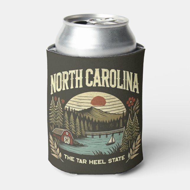 North Carolina Can Cooler (Can Front)
