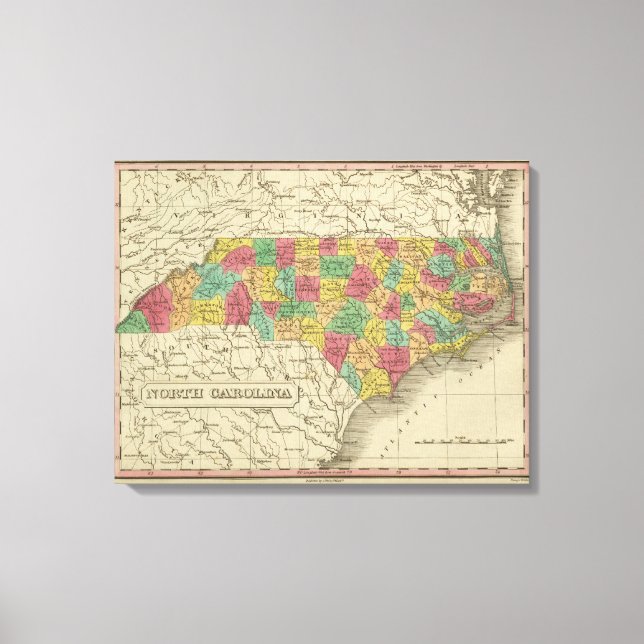 North Carolina Canvas Print (Front)
