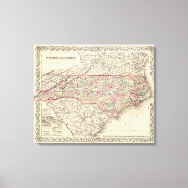 North Carolina Canvas Print (Front)