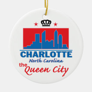 NORTH CAROLINA CERAMIC TREE DECORATION