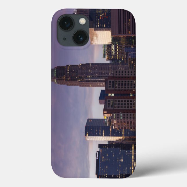 North Carolina, Charlotte, elevated view Case-Mate iPhone Case (Back)