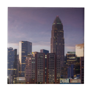 North Carolina, Charlotte, elevated view Tile