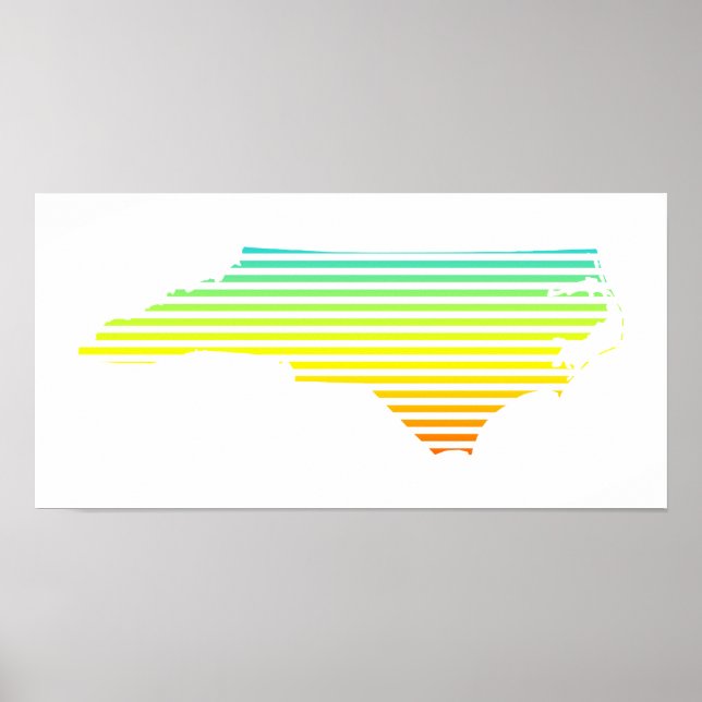 north carolina chill fade poster (Front)