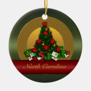North Carolina Christmas Tree Ornament