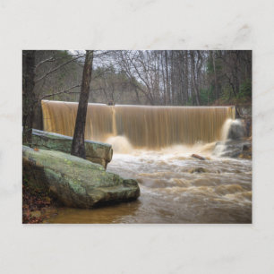 North Carolina Dam overtopping Postcard