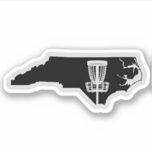 North Carolina Disc Golf Sticker