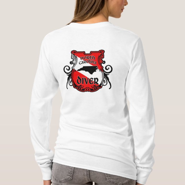 North Carolina Diver T-Shirt (Back)