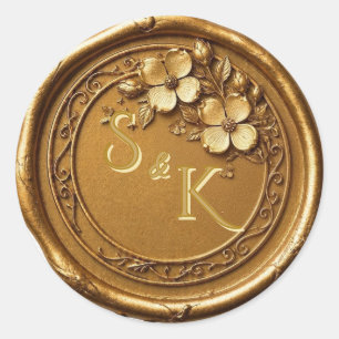 North Carolina Dogwood Wax Seal Sticker