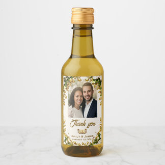 North Carolina Dogwood Wedding Bottle Label