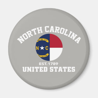 North Carolina Est 1789 USA State Independence Day Magnet