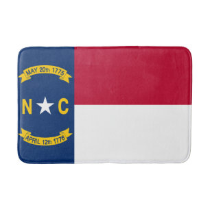 North Carolina Flag Bath Mat