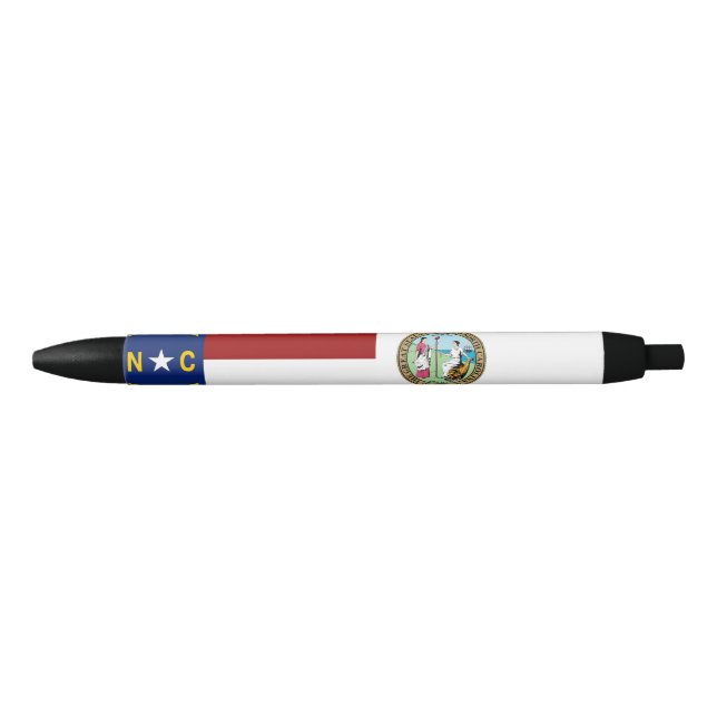 North Carolina flag Black Ink Pen (Front)