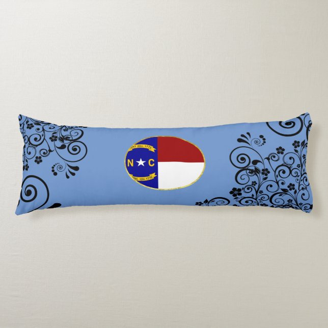 North Carolina flag Body Cushion (Front)