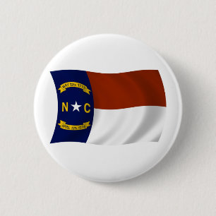 North Carolina Flag Button