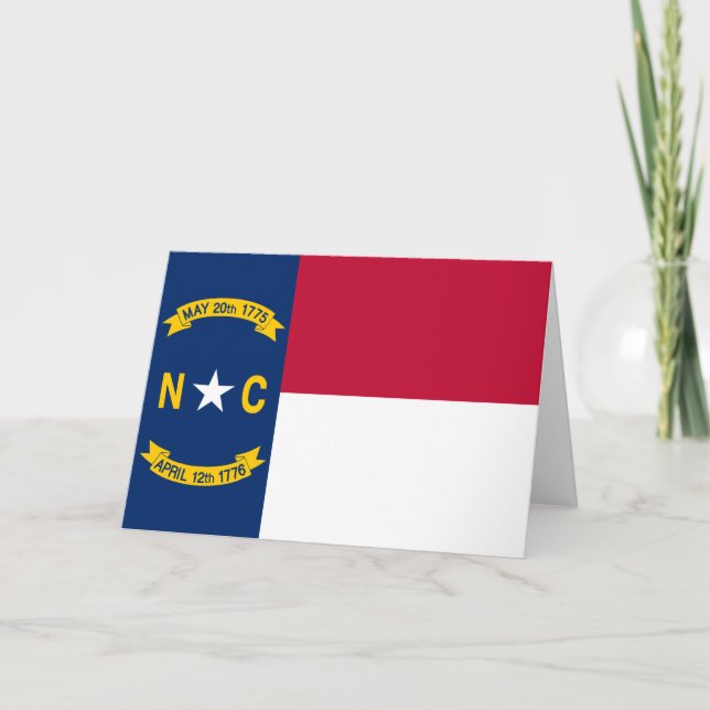 North Carolina Flag Card (Front)