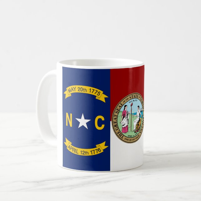 North Carolina flag Coffee Mug (Front Left)
