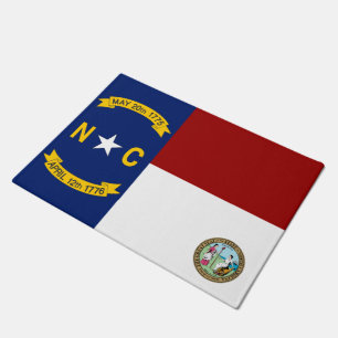 North Carolina flag Doormat