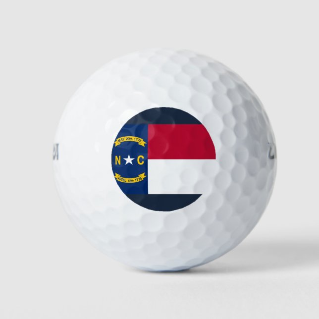NORTH CAROLINA FLAG GOLF BALLS (Front)