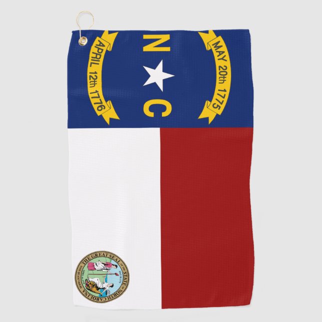 North Carolina flag Golf Towel (Front)