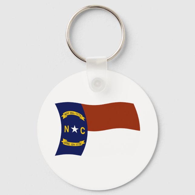 North Carolina Flag Keychain (Front)
