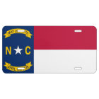 North Carolina Flag License Plate